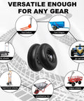 No Flat 13 Inch 4.00-6 Wheelbarrow Tire And Wheel 2 Pack with multiple uses including hand trucks and wagons