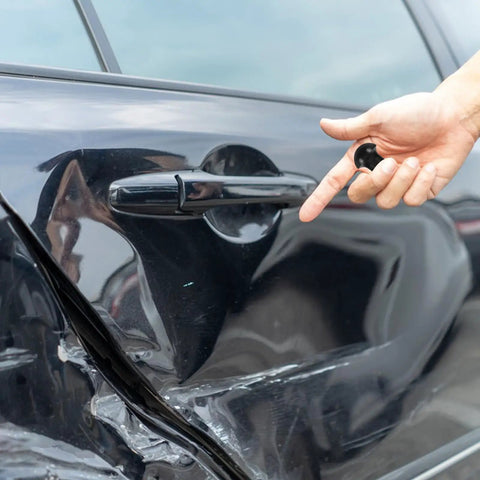 Heavy Duty Auto Dent Puller Kit Includes Nine Nylon Threaded Rod Tips For Quick Hail Fixing And Easy Door Ding Repairs That Smoothly Flattens Bumps While Keeping Your Ride Looking Sweet Without Shop Fees