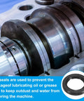 nitrile rubber shaft seal 35x52x8 preventing oil leakage in machinery