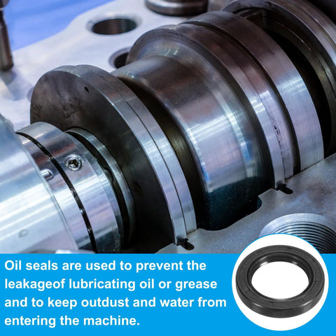 nitrile rubber shaft seal 35x52x8 preventing oil leakage in machinery
