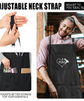 4 Piece Waterproof Hair Stylist Apron Set With 4 Pockets Black 33X25 Inch Salon Aprons for Hairdressers and Cosmetologists in use