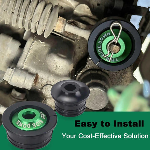Honda Shift Linkage Bushing Kit For Manual Transmission Upgraded Shifter Bushings in engine close-up view