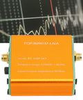Pro 0.1 Mhz To 6 Ghz Full Band Low Noise Amplifier With 20 Db High Gain Lna Rf Preamplifier Module And Sma Female Jack featuring a sleek orange housing.