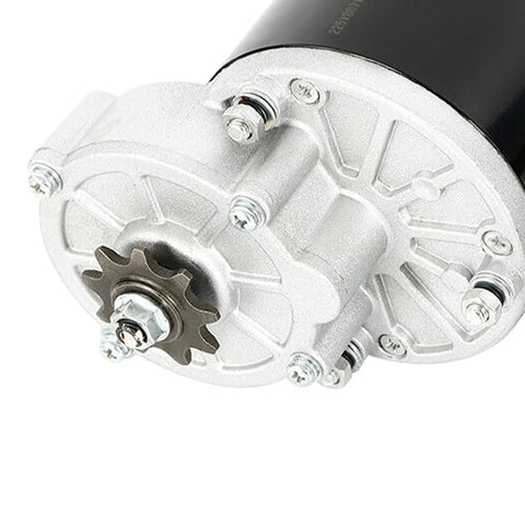 24V 250W Electric Bicycle Motor Kit With 16 Tooth Rear Sprocket For 16 To 28 Inch Tires Universal Diy E Bike Conversion Set close-up of motor and sprocket