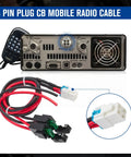 4 Pin 12AWG DC Power Cord Cable 1M With 30A Fuse for Ham Radio Short Wave Power Supply Lead and radio connector