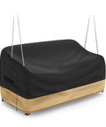 Heavy Duty Hanging Porch Swing Cover Waterproof Outdoor Swing Chair Cover Tear Resistant All Weather Patio Furniture Shield