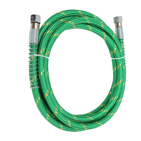 Heavy Duty Silicone Steam Hose For Irons, 9.8 Ft Middle Pressure, Green, Lightweight, High Temperature Resistant, Pro Grade Durability