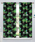 Farm Machinery Themed Window Curtains For Kids And Teens, Tractor And Combine Decor, Rod Pocket Curtain 42 By 54 Inch, Thirty Percent Blackout