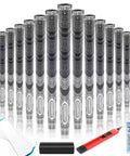 Premium Hybrid Golf Grips 13 Pack With Full Repair Kit For All Weather Performance, High Traction And Control Half Corded Grips For Men