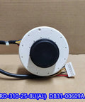 Heavy Duty Air Conditioner Brushless DC Motor 1 Piece DB31 00609A RD310258UAL Model in white casing with wiring connectors
