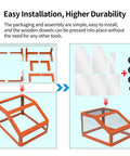 Parts and assembly guide for the Upgraded Top Cover For Snapmaker U1 Printer With DIY Color Options And Pro Grade Style Optimized Enclosure