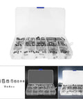 Stainless Steel Wire Thread Insert Kit M3 For Damaged Hole Repair, 120-Piece Tool Set With Storage Box, Durable, High-Performance Thread Formation For Auto, Home, Machinery And Metalworking Projects, open case