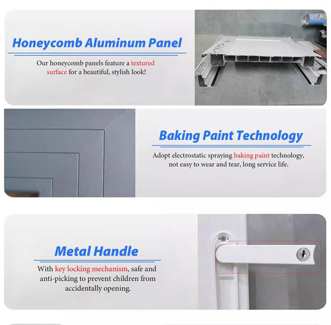 Badass Aluminum Access Panel Door For Drywall And Attics With Slick Hidden Design Honeycomb Core showing baking paint tech and metal handle.