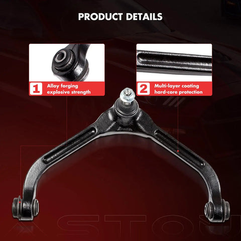 14 Piece Front Suspension Kit For Jeep Liberty 2006 2007 Beefed Up Ride With Upper And Lower Control Arms Ball Joints