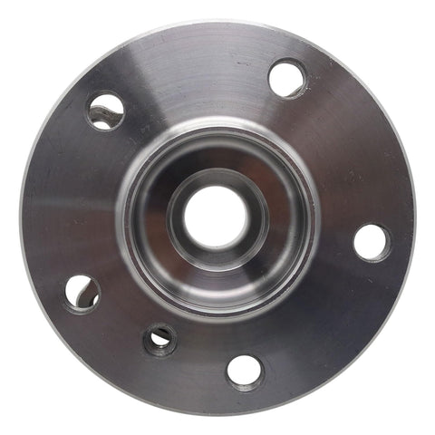 Front view of OE grade precision machined and balanced Wheel Bearing And Hub Assembly For Front Or Rear Fitment Varies By Vehicle Make And Model