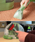 Tough Stain Brush Tool Replacement For Little Green Machine Fits Portable Carpet And Upholstery Cleaners in use