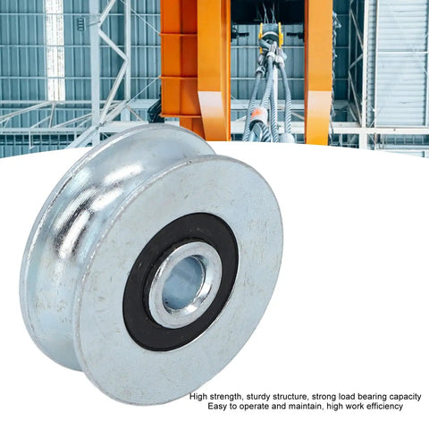 Heavy Duty Pulley Wheel 40Mm Outer Diameter 8Mm Inner Diameter Alloy Steel 608ZZ Sealed Bearing Low Noise Guide Roller in gym setup