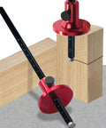 Heavy Duty Rock Solid Adjustable Wheel Marking Gauge For Woodworking Precision Scriber on timber with clean groove line