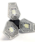 TRiLIGHT 3000 Lm Motion Sensor Ceiling Light With Screw-In Install, 24W Low Power, shown with adjustable aluminum LED heads