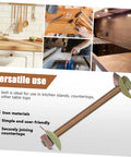 Professional Grade Furniture Connector Bolts 12 Pack Flat Head Wood Joiner Kit For Countertop Setup And Laminate Mounting designed for kitchen islands and sturdy tables.