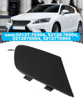 One Pair Front Bumper Tow Hook Eye Cover For Lexus CT200h 2014 2015 2016 2017 Durable Plastic OEM 52127-76904 52128-76904 shown