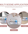 Three Pack Dope Underwear And Sock Storage Bins Made From Heavy Duty Nylon Grid Panels Delivers A Hella Neat Dresser Drawer And Closet Game Changer Setup, featuring multiple angles and uses.