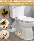 Two Piece Gold Ceramic Bird Toilet Bolt Covers Snazz Up Your Bathroom By Hiding Ugly Base Bolts With Cute Screw Caps on toilet.