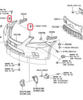 Diagram showing 20 Pack Push In Engine Splash Shield Fender Liner Trunk Lid Trim Retainer Clips 90467-07201 for Toyota Lexus models.