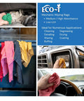 Industrial Mechanic Shop Rags Four Pound Bag Made From 100 Percent Recycled Colored T Shirt Material Highly Absorbent Budget Friendly Low Lint Wiping Cloth For Auto Shop Garage And Heavy Duty Cleaning