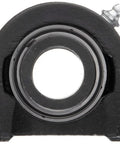 RAK2 Pillow Block Bearing With Two Bolt Holes Relubricatable Non Expansion Cast Iron Housing Eccentric Locking Collar Steel Insert Inch Bore Two And Three Sixteenths, black cast iron housing