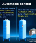 Automatic control feature of Vertical Pressure Water Storage Tank 150L Large Capacity With Fittings For Home Farm Park School Durable PE Design