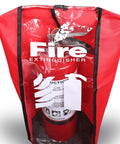 Large Fire Extinguisher Cover Pack Of 6 Heavy Duty Dustproof Scratch Resistant Protective Sleeve For 10 To 20 Lbs Units Waterproof Weatherproof Shield Clear Durable Cover For Home Office Boat Car Emergency Equipment
