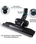 RD 285 Central Vacuum Floor Brush For Carpet And Hardwood Nozzle 11 Inch Ultra Thin Profile Edge To Edge Cleaning Designation