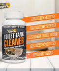 Powerful Toilet Tank Cleaner Powder With Citric Acid Removes Rust And Mineral Build Up No Scrub Needed Bottle