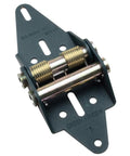 Garage Door Hinge System 6P 2C Fits Tall Panels Six Panel Doors With Gold Springs Durable Green Finish Easy Install Replacement Hinges Kit For Custom Heights And Smooth Quiet Operation, black steel hinge with gold springs