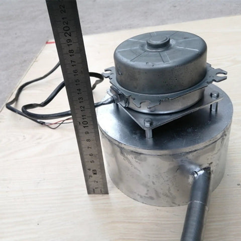 Micro Hydro Generator 200W Portable Water Turbine Power For Home And Outdoor Adventures, metallic turbine unit view