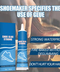 Waterproof Shoe Glue For Quick Kicks And Sole Repair Extra Strong Adhesion Fast Dry Adhesive For Sneakers And Boots Flexible Bond