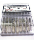Pro Grade Watch Band Repair Kit with 8mm to 25mm spring bars and pins in organized plastic case