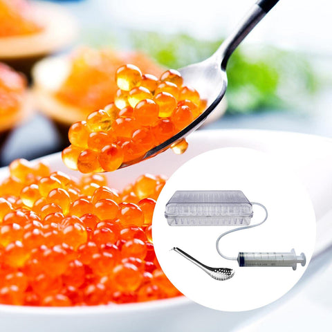 Dessert Dispenser And Transparent Dessert Maker For Home Kitchen And Dessert Shops With 96 Holes To Create Spherical Pearls