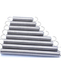 Grab A Pack Of Two Top Notch Extension Springs With Dual Hooks, Durable Wire Construction Featuring Heat Resistance And Zero Deformation For Electronics, Furniture Or Auto Projects stacked in rows.