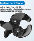MKP-33 Weedless Wedge 2 Trolling Motor Propeller for Four Inch Diameter Minn Kota Motors Replacement Model