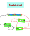 Hands-On Physics Circuit Kit For Students Safe Electricity Experiments To Build Series And Parallel Circuits For Junior Middle And High School Labs showing parallel circuit setup