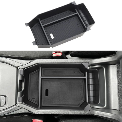 Center Console Organizer for 2023-2026 Honda Accord 11th Gen Durable ABS Plastic Armrest Tray With Dual Layer Storage, Top Pocket
