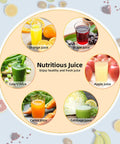 Assorted fresh juices including celery for Masticating Juicer Attachment For Stand Mixers And Cuisinart SM50 Series Slow Cold Press Juicing