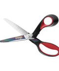 Heavy Duty Titanium Coated Stainless Steel Scissors Multipurpose Pro Shears For Industrial Use With Ultra Sharp Blades For Sewing, Carpet