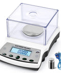 Heavy Duty 500G Lab Scale With 0.001G Readability And Windshield Digital Analytical Balance For Jewelry And Tiny Parts RS232 Data Output Precise Scientific Weighing For Lab Work And DIY Projects