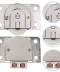 Cabinet Sliding Roller Wheels Zinc Alloy Sliding Door Hardware For Wardrobe Closet Barn Door Accessories Durable Wardrobe Wheel 388