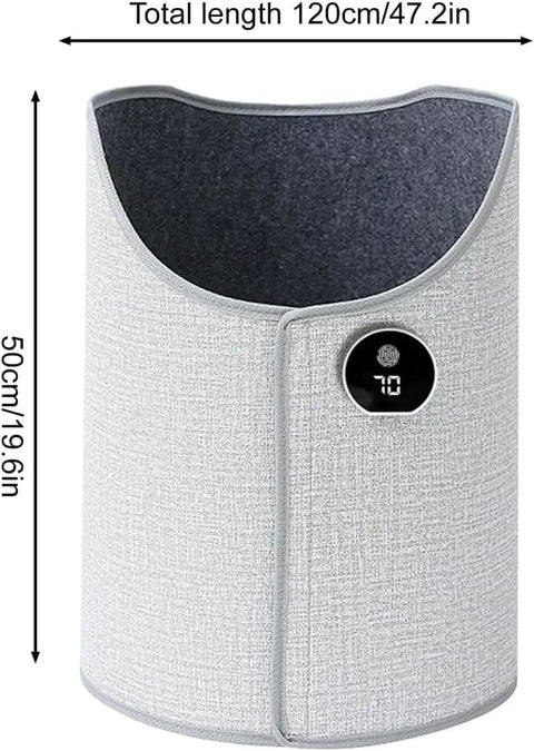 Under Desk Leg Warmer For Office Comfort With Five Second Heating And Eight Speed Settings 360 Degree Fully Enclosed Heating
