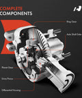 Drop Right In Front Differential Assembly Replacement For Polaris Ranger Crew Sportsman 4x4 Atv Utv Gearbox Unit showing internal components.