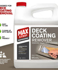 Heavy Duty Deck Stain And Coating Remover Kicks Out Stubborn Paint Polyurethane And Varnish In One Go With Zero Harsh Fumes For Flawless Wood Finishes In 1 Gallon Containers in a gel format for easy application.